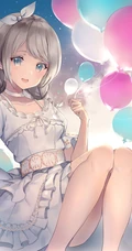 温柔可人的二次元动漫女生小姐姐，日本画师乃木高清插画作品欣赏