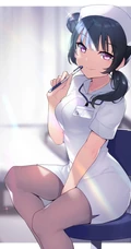 哇，好多线条感，袜装，制服，裙装动漫大姐姐！日本画师山折的插画作品图片欣赏