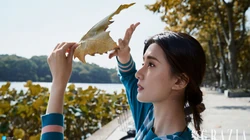 乔欣游逛西湖边气质十足复古写真桌面壁纸图片美照（12p）