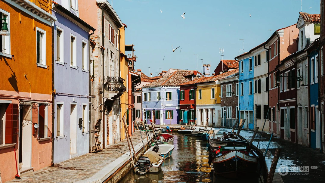 威尼斯大运河，意大利威尼斯大运河，城市，建筑，灯火等高清壁纸图片