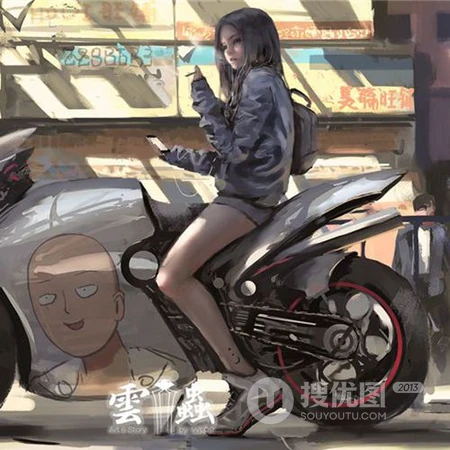 抽烟的女人插画头像，酷飒，叛逆，非主流抽烟女生插画头像图片