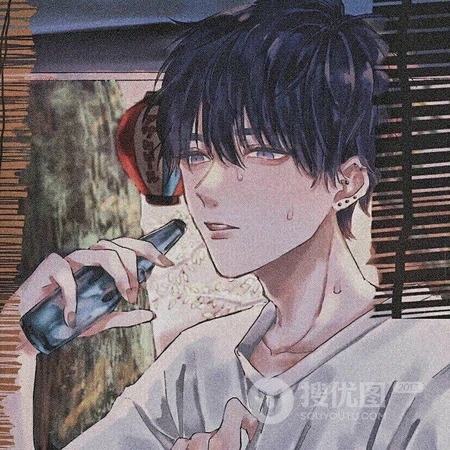 男生帅气动漫头像，黑白的二次元帅哥，个性，超有型的动漫男生头像图片
