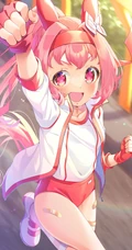元气满满的小小马娘，动画《赛马娘》可爱人物春丽（乌拉拉）高清插画图集欣赏