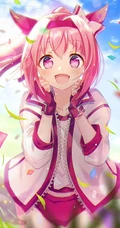 元气满满的小小马娘，动画《赛马娘》可爱人物春丽（乌拉拉）高清插画图集欣赏