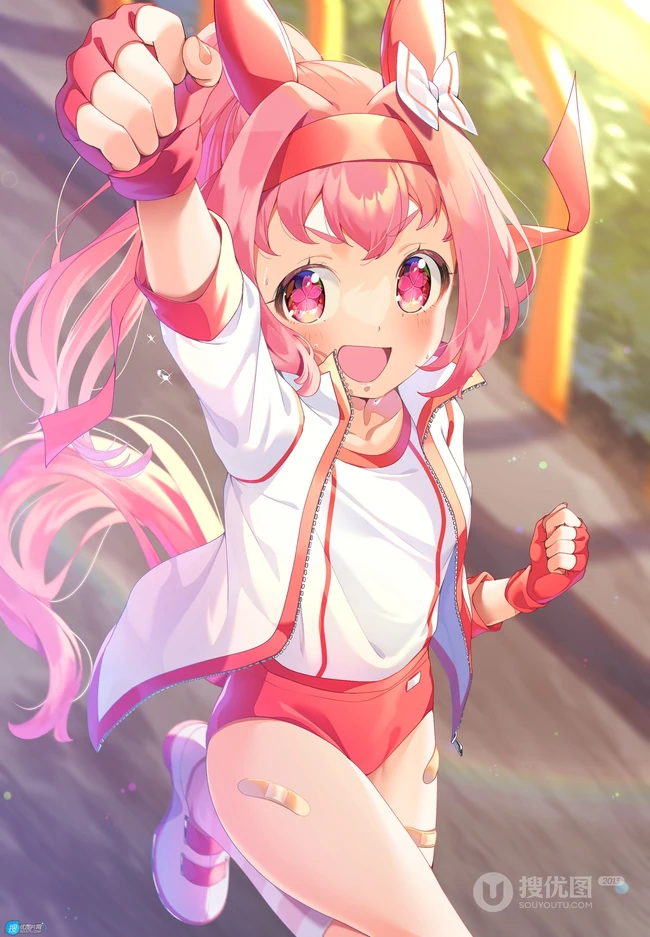 元气满满的小小马娘，动画《赛马娘》可爱人物春丽（乌拉拉）高清插画图集欣赏