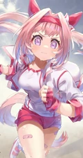 元气满满的小小马娘，动画《赛马娘》可爱人物春丽（乌拉拉）高清插画图集欣赏