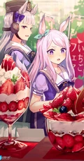 一如既往的优雅，拟人化萌娘动画《赛马娘》人物目白麦昆精选高清插画图集