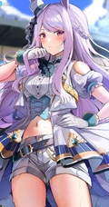 一如既往的优雅，拟人化萌娘动画《赛马娘》人物目白麦昆精选高清插画图集