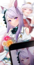 一如既往的优雅，拟人化萌娘动画《赛马娘》人物目白麦昆精选高清插画图集
