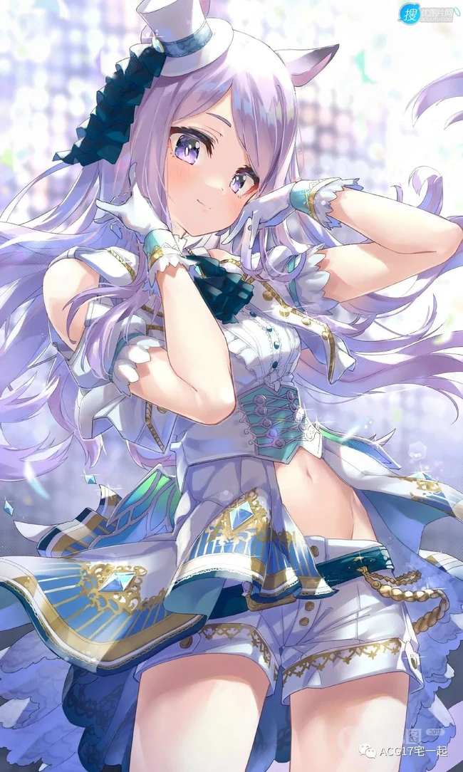 一如既往的优雅，拟人化萌娘动画《赛马娘》人物目白麦昆精选高清插画图集