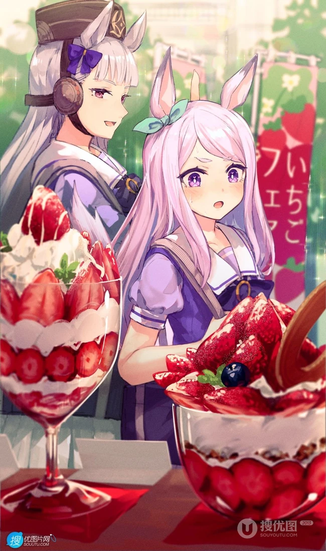 一如既往的优雅，拟人化萌娘动画《赛马娘》人物目白麦昆精选高清插画图集