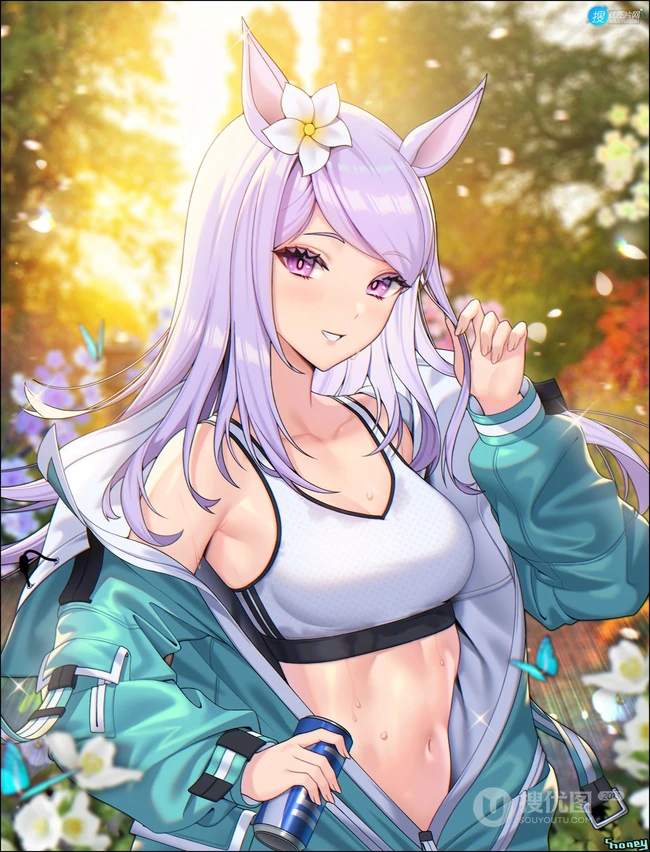 一如既往的优雅，拟人化萌娘动画《赛马娘》人物目白麦昆精选高清插画图集