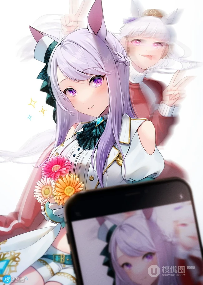 一如既往的优雅，拟人化萌娘动画《赛马娘》人物目白麦昆精选高清插画图集