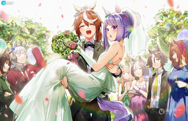 一如既往的优雅，拟人化萌娘动画《赛马娘》人物目白麦昆精选高清插画图集
