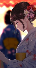 痛过前尘，哭了今生，湿了来世 眼角有泪痣的动漫少女精选高清插画图集欣赏