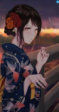 痛过前尘，哭了今生，湿了来世 眼角有泪痣的动漫少女精选高清插画图集欣赏