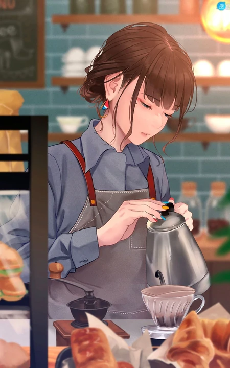 痛过前尘，哭了今生，湿了来世 眼角有泪痣的动漫少女精选高清插画图集欣赏