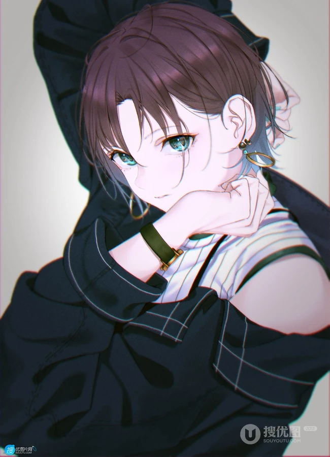 痛过前尘，哭了今生，湿了来世 眼角有泪痣的动漫少女精选高清插画图集欣赏