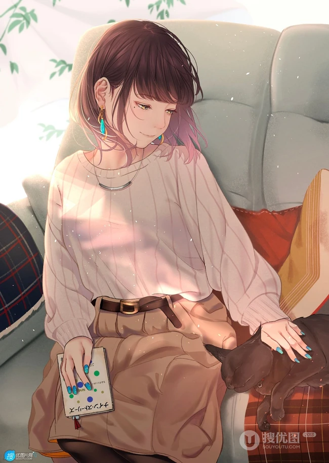 痛过前尘，哭了今生，湿了来世 眼角有泪痣的动漫少女精选高清插画图集欣赏