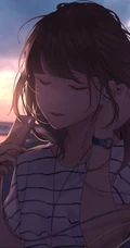 痛过前尘，哭了今生，湿了来世 眼角有泪痣的动漫少女精选高清插画图集欣赏