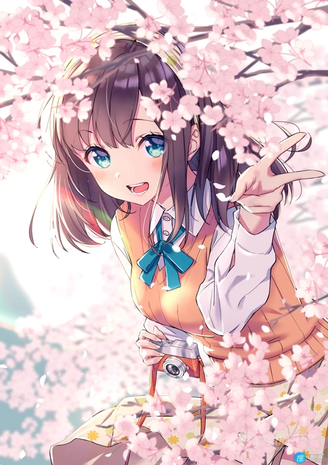 如草木初生之芽，可治愈一切的超可爱萌二次元动漫少女少女高清插画图集