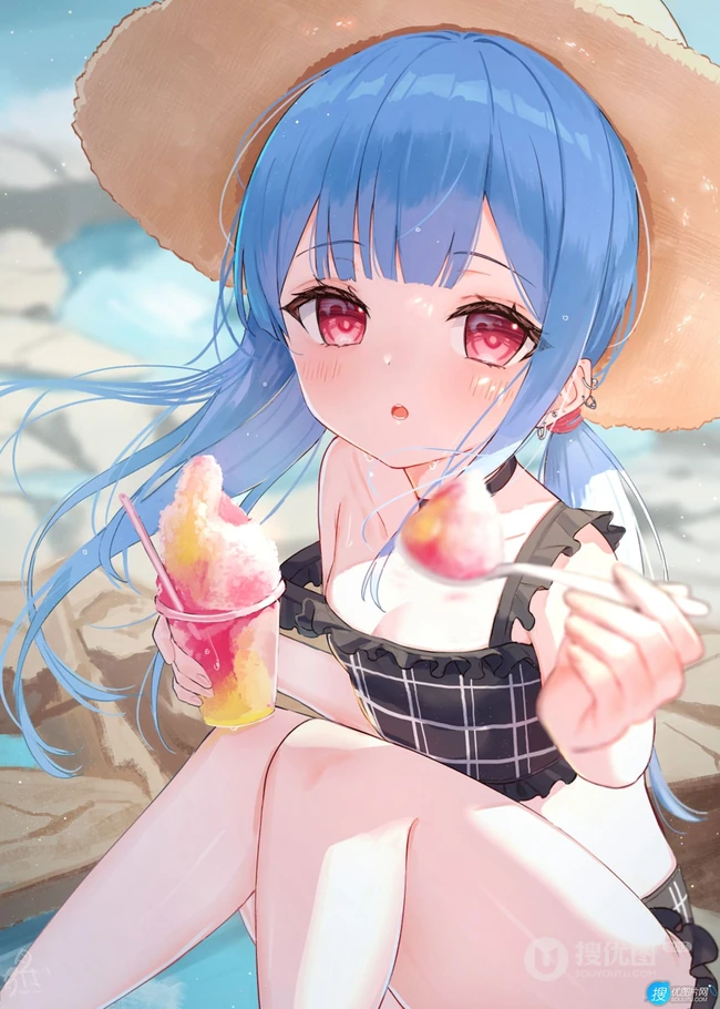 如草木初生之芽，可治愈一切的超可爱萌二次元动漫少女少女高清插画图集