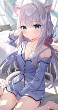 如草木初生之芽，可治愈一切的超可爱萌二次元动漫少女少女高清插画图集