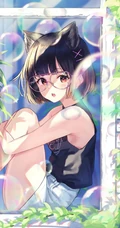如草木初生之芽，可治愈一切的超可爱萌二次元动漫少女少女高清插画图集