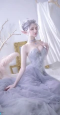 cos鬼刀海琴烟的性感白皙丰满美女高清手机壁纸套图