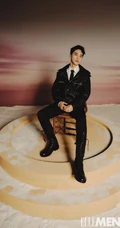 许魏洲帅气成熟风绅士穿搭写真照片