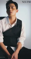 欧豪个性受伤妆写真登杂志图片，青春少年的热血感十足