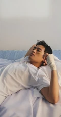 欧豪个性受伤妆写真登杂志图片，青春少年的热血感十足