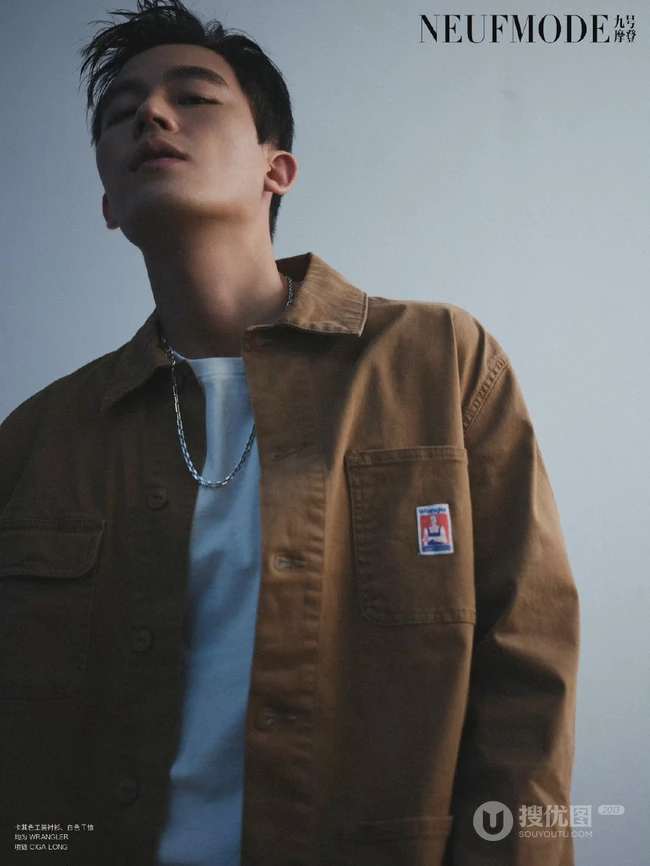 欧豪个性受伤妆写真登杂志图片，青春少年的热血感十足