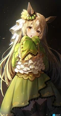 古灵精怪，可爱伶俐的二次元兽耳朵动漫少女高清插画图片