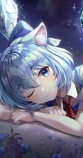 古灵精怪，可爱伶俐的二次元兽耳朵动漫少女高清插画图片