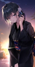 乌黑短发，打扮超酷的二次元时尚清爽动漫少女酷飒插画图集欣赏