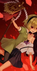 金黄齐耳发少女，有&ldquo;陷阱大师&rdquo;之称的《寒蝉鸣泣之时》人物北条沙都子插画图集