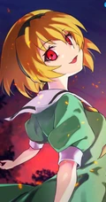 金黄齐耳发少女，有&ldquo;陷阱大师&rdquo;之称的《寒蝉鸣泣之时》人物北条沙都子插画图集