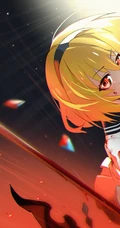金黄齐耳发少女，有&ldquo;陷阱大师&rdquo;之称的《寒蝉鸣泣之时》人物北条沙都子插画图集