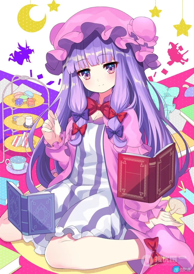 芙兰朵露&middot;斯卡雷特，同人游戏漫画《东方Project》人物芙兰朵露插画图集欣赏