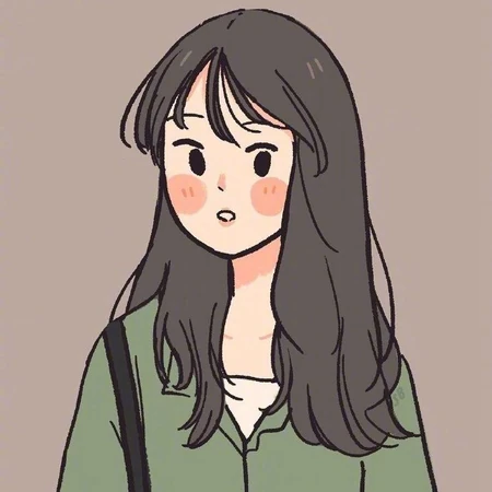 2021最新女生手绘插画头像，理想中的那些善良 可爱，温柔 自信，自律女生头像图片