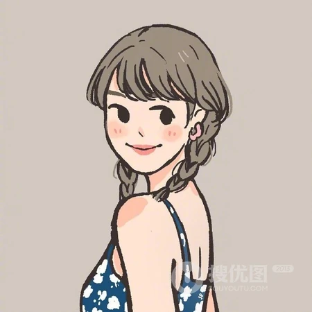 2021最新女生手绘插画头像，理想中的那些善良 可爱，温柔 自信，自律女生头像图片