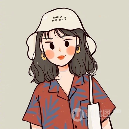 2021最新女生手绘插画头像，理想中的那些善良 可爱，温柔 自信，自律女生头像图片
