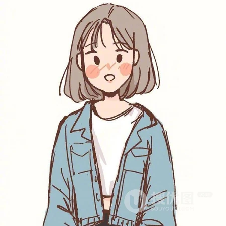 2021最新女生手绘插画头像，理想中的那些善良 可爱，温柔 自信，自律女生头像图片
