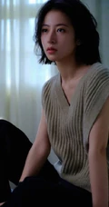 周雨彤，金靖着不同羊绒毛衫上衣共同演绎初秋时节的美好写真照