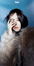 外形甜美，烟嗓歌喉的女明星宋雨琦气质个性秋装穿搭登杂志图片