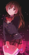 性格开朗，身材高挑的少女，动画《中二病也要谈恋爱!》人物丹生谷森夏插画图集