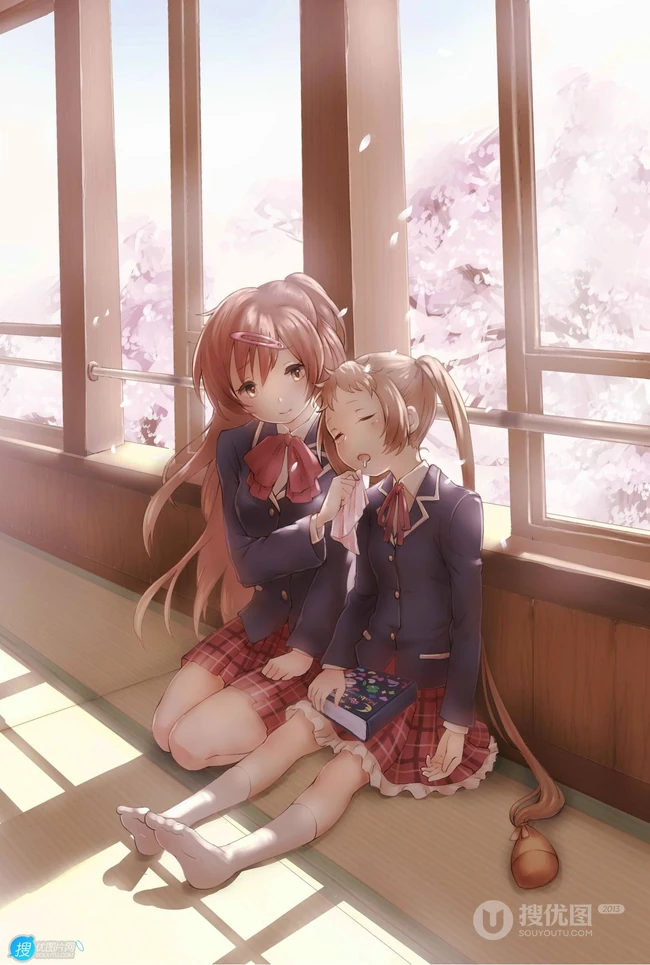 性格开朗，身材高挑的少女，动画《中二病也要谈恋爱!》人物丹生谷森夏插画图集