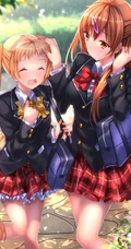 性格开朗，身材高挑的少女，动画《中二病也要谈恋爱!》人物丹生谷森夏插画图集