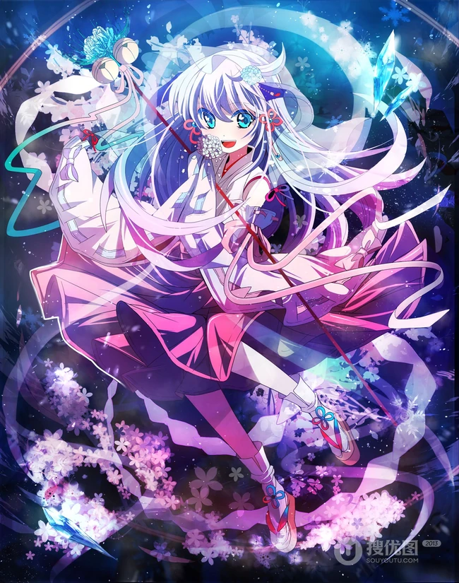 非常喜欢甜食可爱少女少女，《寒蝉鸣泣之时》人物古手羽入高清插画图集